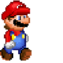 Super Mario Pixel Animated arrow cursor