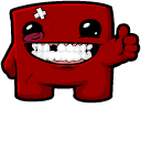 Super Meat Boy & Saw Blade Animated hand cursor