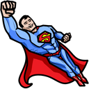 Superman arrow cursor