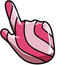 Sweet Candy hand cursor