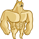 Swole Doge vs. Cheems Meme hand cursor