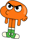 TAWOG Angry Darwin Watterson Animated hand cursor