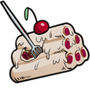 Tea & Cherry Cake hand cursor