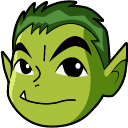 Teen Titans Beast Boy hand cursor