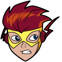 Teen Titans Kid Flash Animated hand cursor