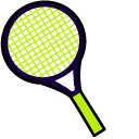 Tennis Punch & Ball Animated arrow cursor