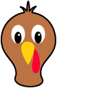 Thanksgiving Turkey hand cursor