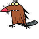 The Angry Beavers Daggett Doofus Beaver & Yahoo Soda hand cursor