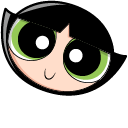 The Powerpuff Girls Buttercup & Dynamo hand cursor