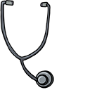 The Simpsons Dr. Hibbert & Stethoscope Animated arrow cursor