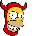 The Simpsons Evil Homer hand cursor