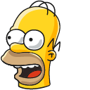 The Simpsons Homer & Duff Beer hand cursor