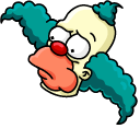 The Simpsons Krusty the Clown & Burger arrow cursor