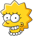 The Simpsons Lisa & Saxophone hand cursor