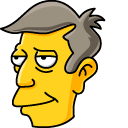 The Simpsons Seymour Skinner & Tie hand cursor