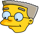 The Simpsons Waylon Smithers & Bow Tie hand cursor