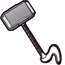 Thor & Mjolnir arrow cursor