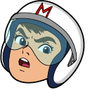 Time Bokan Go Mifune & Mach 5 Car Animated hand cursor