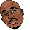 Tupac Shakur Animated hand cursor