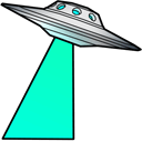 UFO & Green Alien arrow cursor