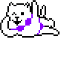 Undertale Annoying Dog Bikini Pixel Animated arrow cursor