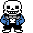 Undertale Sans Animated hand cursor