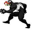 Venom Pixel Animated hand cursor