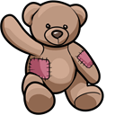 Vintage Teddy Bear hand cursor