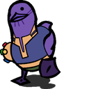 Walking Duck Thanos Meme Animated hand cursor