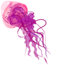 Watercolor Jellyfish hand cursor