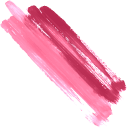 Watercolor Pink Stroke hand cursor