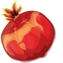 Watercolor Pomegranate hand cursor