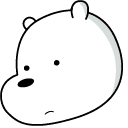 We Bare Bears Ice Bear & Axe hand cursor