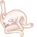 White Cat arrow cursor