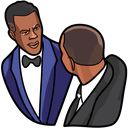 Will Smith Slapping Chris Rock Meme hand cursor