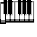 Windows 95/98 Drum & Piano Animated hand cursor