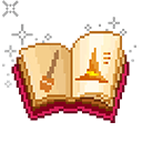 Witch Book Pixel Animated arrow cursor