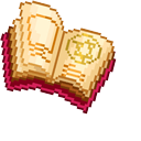 Witch Book Pixel Animated hand cursor