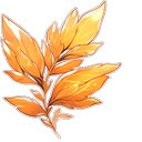 Yellow & Orange Autumn Leaves Animated hand cursor