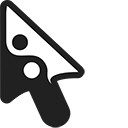 Yin and Yang Animated arrow cursor