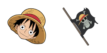 Paquete de Cursores Monkey D. Luffy