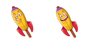 Rocket Ice Cream Cursor Pack