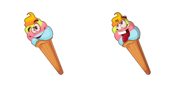 Vanilla Ice Cream Cursor Pack