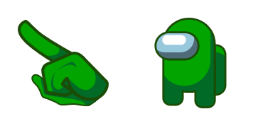 Green Character Cursor Pack