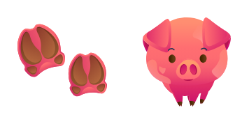 Pig cute cursor