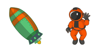 Curious Astronaut Cursor Pack