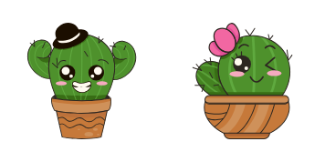 Kawaii: Cactus Cursor Pack