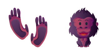 Happy Gorilla Cursor Pack