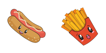 Kawaii: Fast Food Cursor Pack