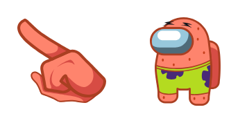 Patrick Star Character Cursor Pack